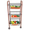 Right Kitchen 3 layer vegetable trolley - 34.5X71X26 1 Unit