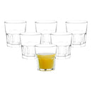 Sanjeev Kapoor Melbourne Rock Glass Set - 350 ml Set of 6