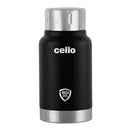 Cello Duro Top Double Wall Stainless Steel Bottle (Black) 350 ml