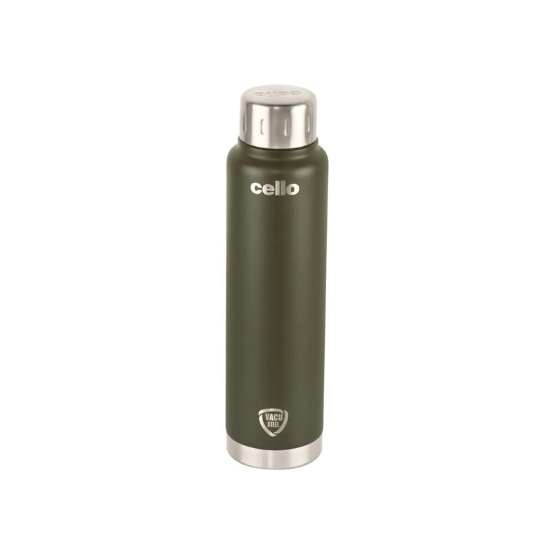 Cello Duro Top Double Wall Stainless Steel Bottle (Green) 500 ml