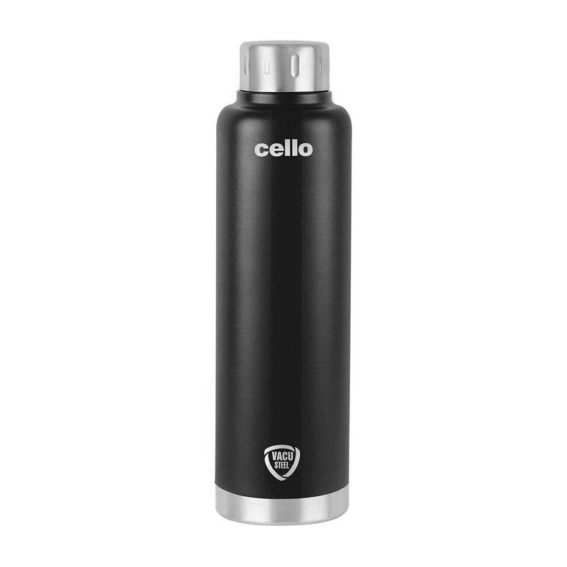 Cello Duro Top Double Walled Insulated Flask (Black) 750 ml