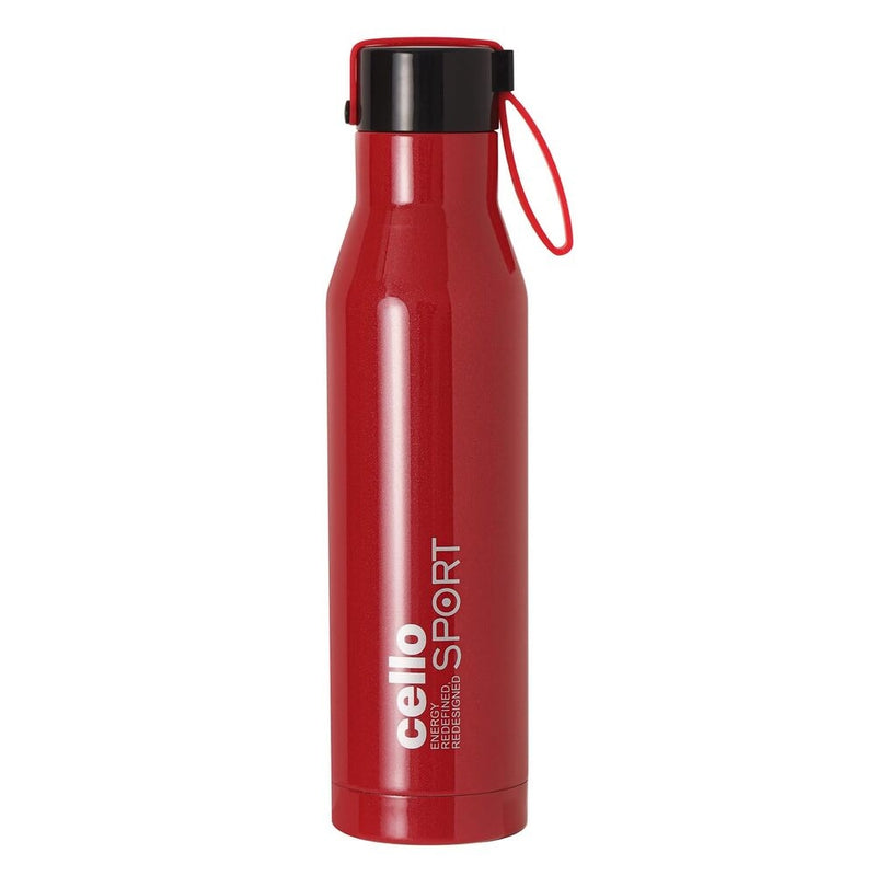 Cello Maestro Stainless Steel Insulated Flask (Red) 750 ml