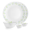 Cello Opalware Dazzle Tropical Lagoon Dinner Set - White 5 Pieces