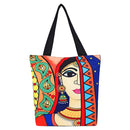 Sabhyata New Dulhan Design ST150-10 Tote Bag (Orange) 1 Unit