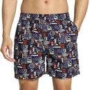 Puma Woven Boxer Pure Cotton All Over Print 12 With Side Pocket (XXL) 1Unit