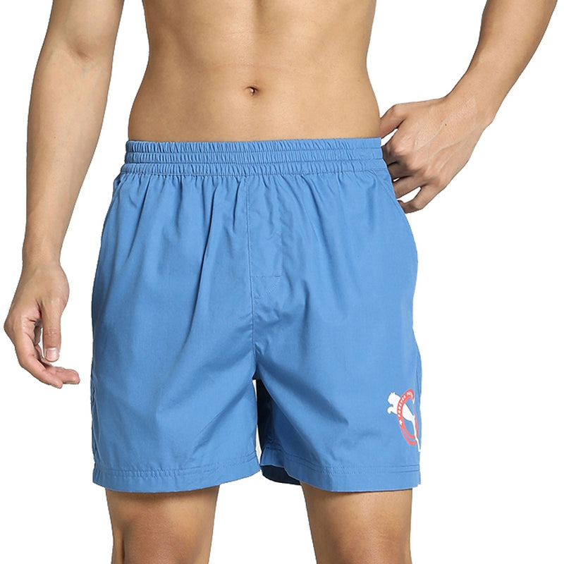 Puma Woven Boxer Pure Cotton With Inner Elastic 21 (XXL) - Blue 1 Unit