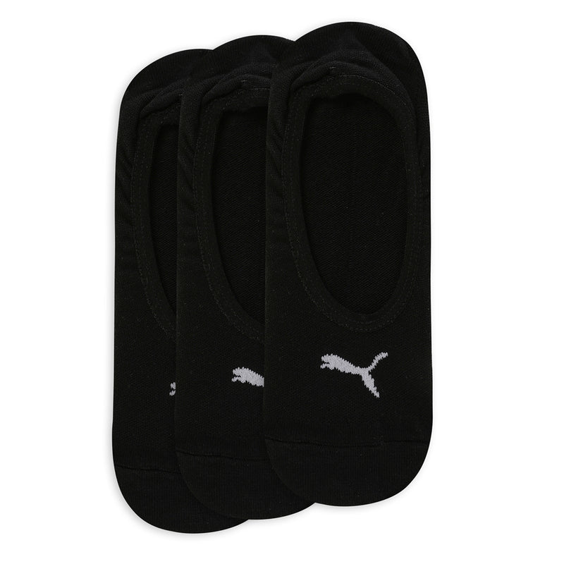 Puma Footie Unisex Socks - Black Pack of 3