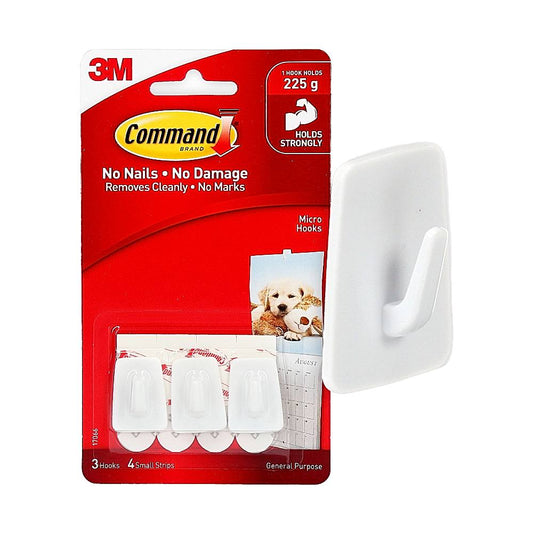 Command Micro Hooks 3 Pieces