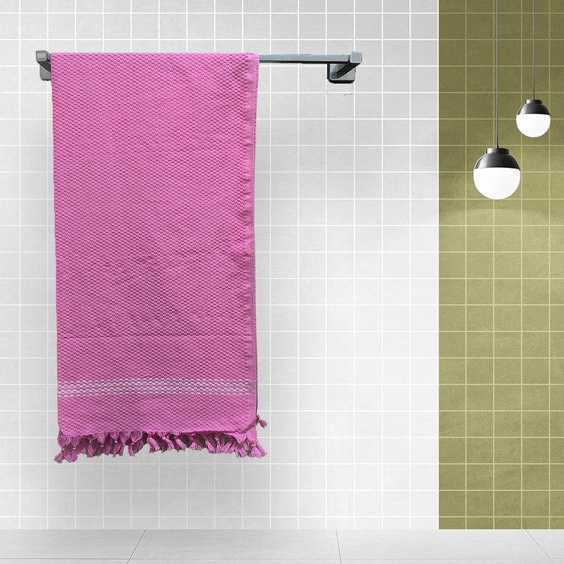 Sevenstar Bath Towel 160 GSM - Pink 75x150 cm