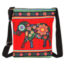 Sabhyata Elephant Design SS06-04 Sling Bag (Red) 1 Unit