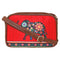 Sabhyata Elephant Design SS07-04 Sling Bag (Red) 1 Unit