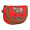 Sabhyata Elephant Design SS01-04 Sling Bag (Red) 1 Unit