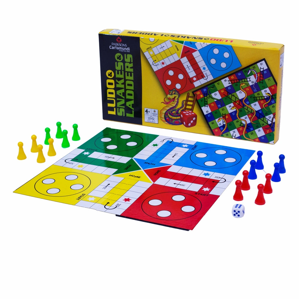 Parksons Snake & Ladder & Ludo 2 In 1 Board Game 1 Unit