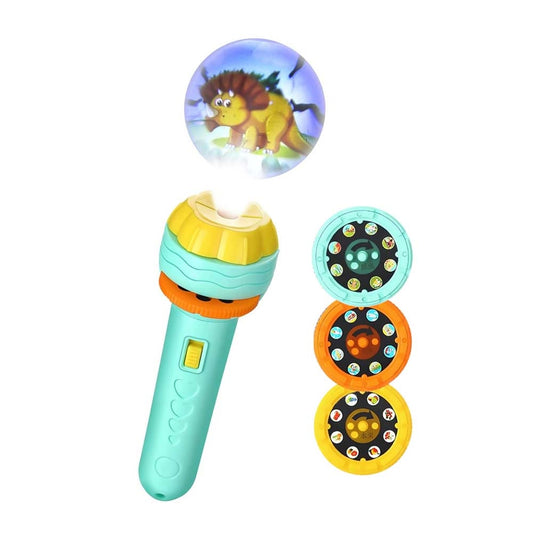 Toyshine Projection Flashlight Torch For Kids 3 Slides - Multicolour 1 Unit