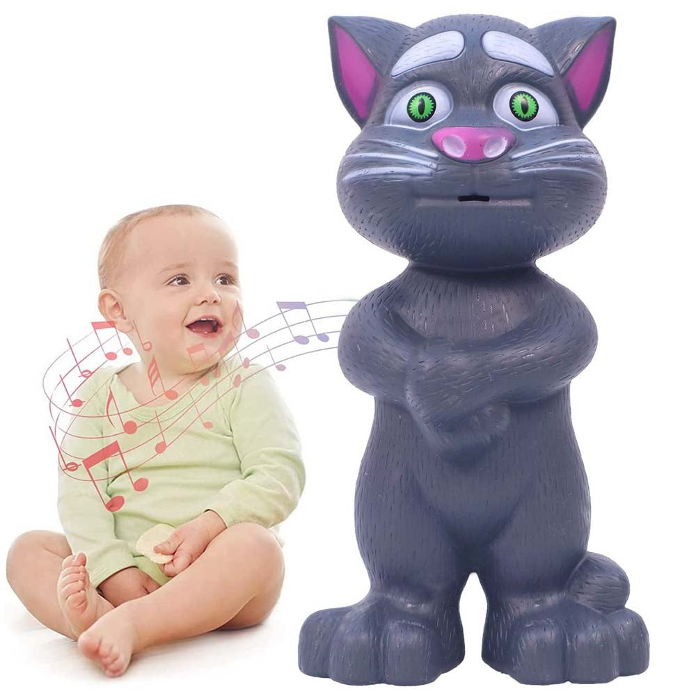 Toyshine Talking Tom Cat Toy For Kids - Grey 1 Unit