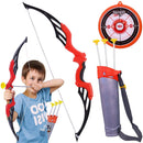 Toyshine Plastic Archery Bow and Arrows For Kids - Red 1 Unit