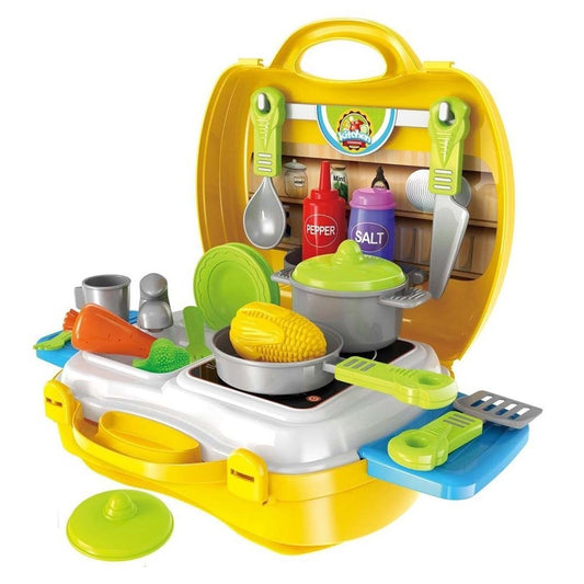 Toyshine Plastic Kitchen Cooking Set Toys - Yellow 1 Unit