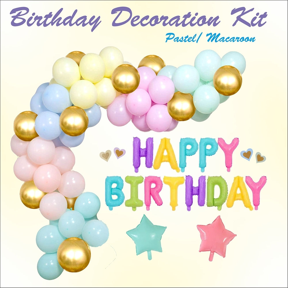 Manovedant Happy Birthday Pastel Kit 68 Pieces