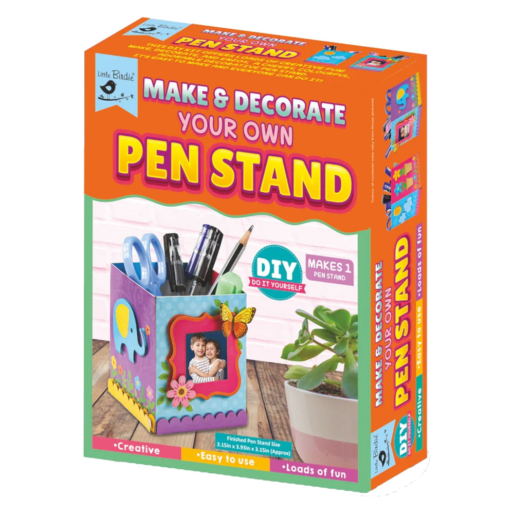 Little Birdie Make & Decorate Your Own Pen Stand DIY Kit 1 Unit