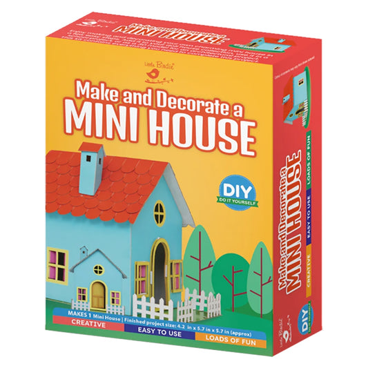 Little Birdie Make & Decorate A Mini House DIY Kit 1 Unit