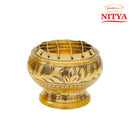 Shubhkart Nitya Brass Dhoop Burner - 84 gms 1 Unit