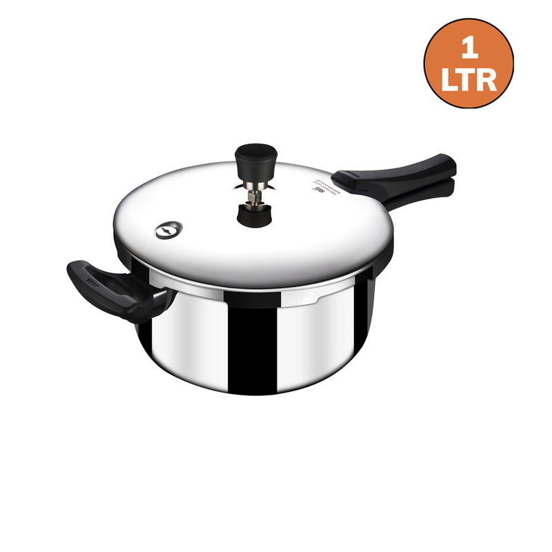 Stahl Xpress Stainless Steel Triply Cooker 1 Litre