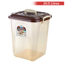 Joyo Plastic Kitchen King Storage Container - Brown (20.5 L) 1 Unit