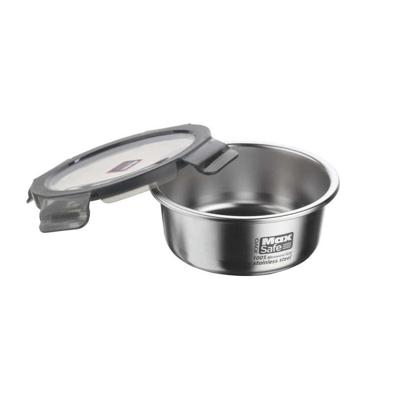 Joyo MaxSafe Round Stainless Steel Container (1503) Silver - 700 ml 1 Unit