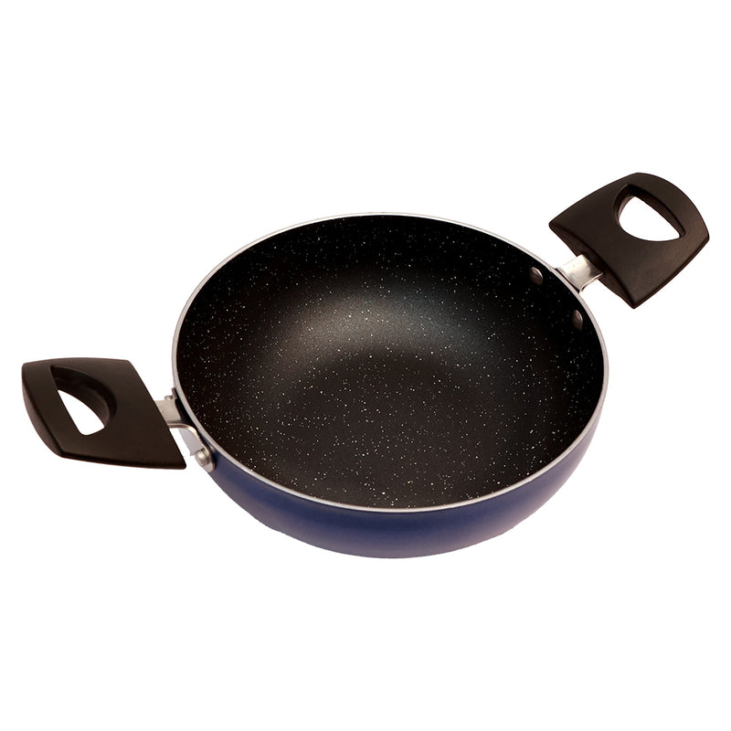 Bombay Kookware Non-Stick Kadai - Blue 20 cm