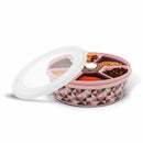 Asian Aroma Plastic Spice Box (Masala Dabba) - Pink 1 Unit