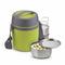 Asian Happy Meal Tiffin 3 Containers Lunch Box- Green 1.5 Litre