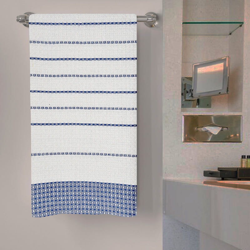 Anju Fabric Bath Towel 195 GSM - Blue 75x150 cm