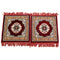 Sheetal World Floor Mat 1919 (Aasan Mat) Maroon D3 48x48 cm Set of 2