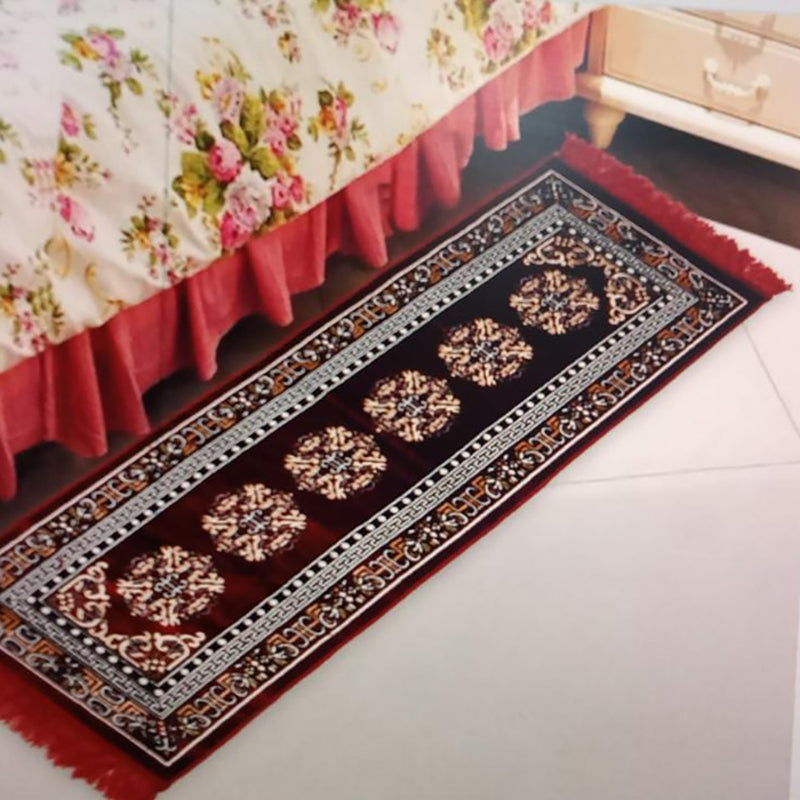 Sheetal World Assanpati (Bed Side Runner) 2066 Maroon D1 51x168 cm