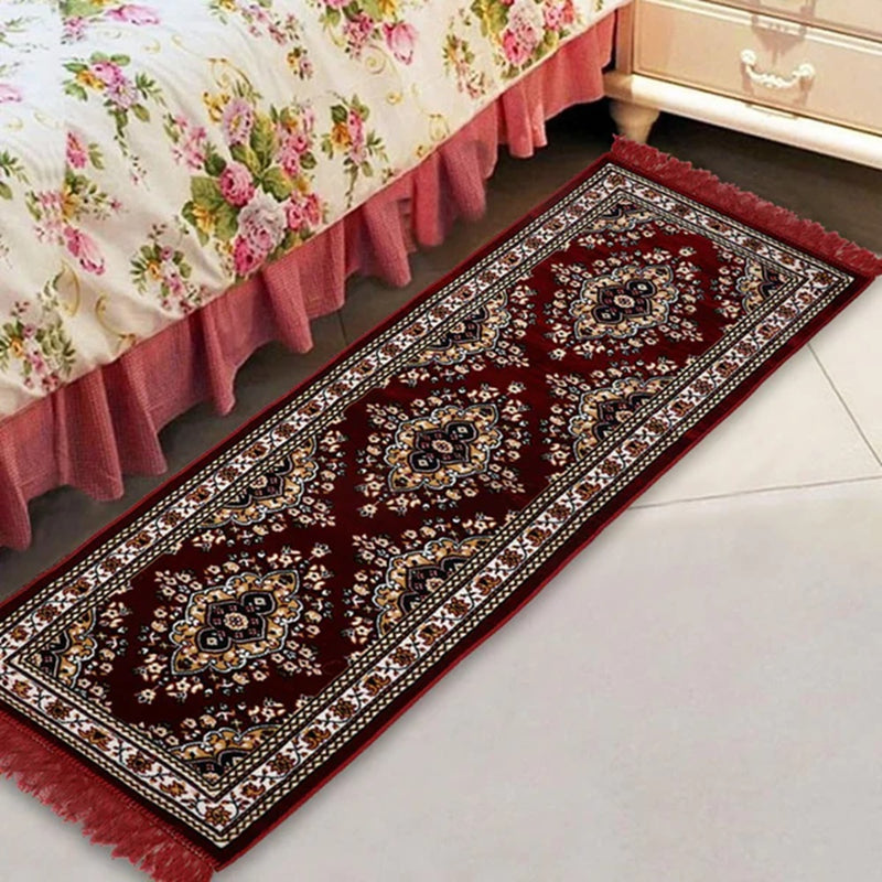 Sheetal World Assanpati (Bed Side Runner) 2066 Maroon D3 51x168 cm