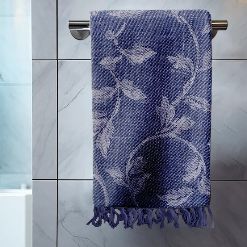 Sheetal World Bath Towel Jacquard-3060 210 GSM Blue 72x145 cm