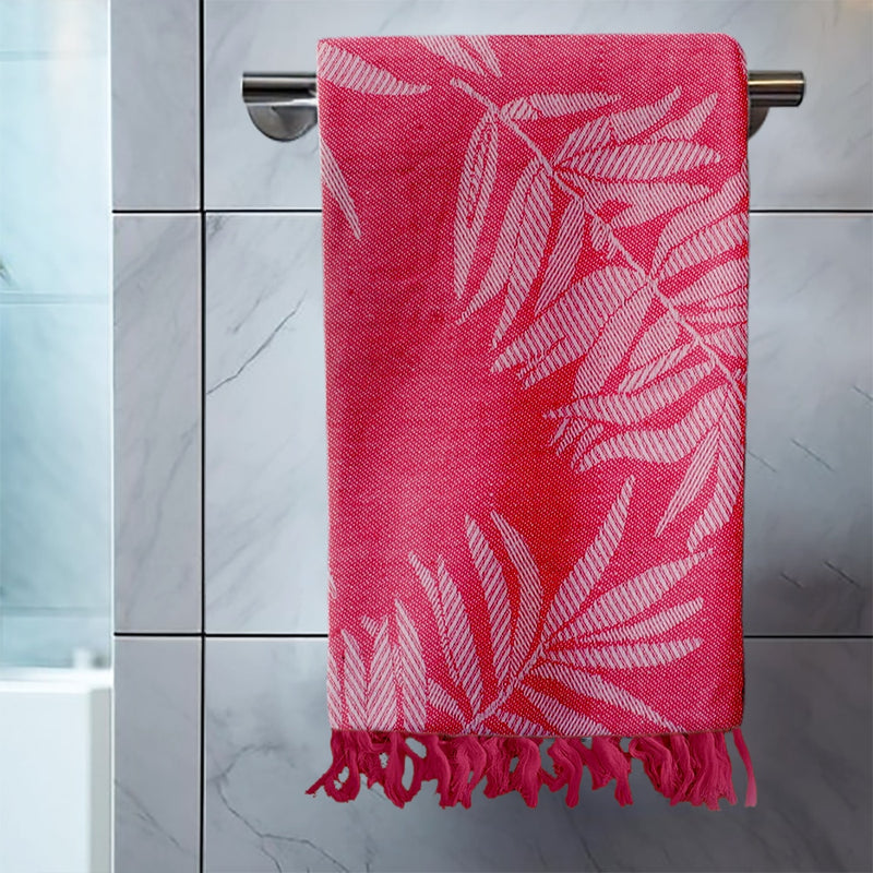 Sheetal World Bath Towel Jacquard-3060 210 GSM Pink 72x145 cm