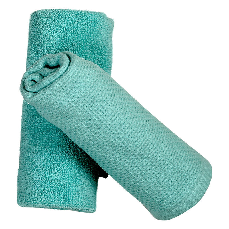 Rathi Waffle Hand Towel 400 GSM (Mint Blue) - 40×60 cm 2 Towels