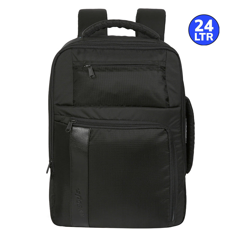 F Gear Spartan Executive Laptop Backpack - Black 24 Litres