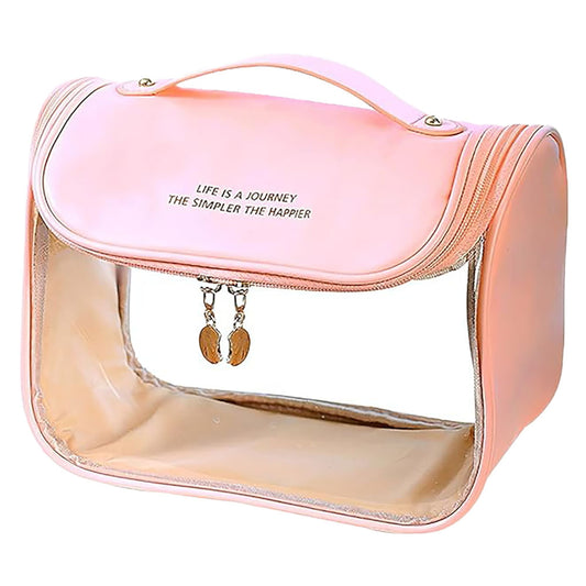 Cortina Hooking Cosmetic Organiser Bag - Peach 1 Unit