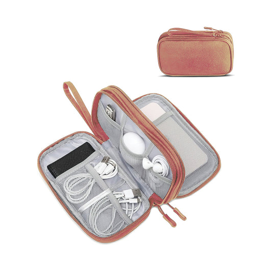 Cortina Mobile Accessories Organiser Pouch - Peach 1 Unit