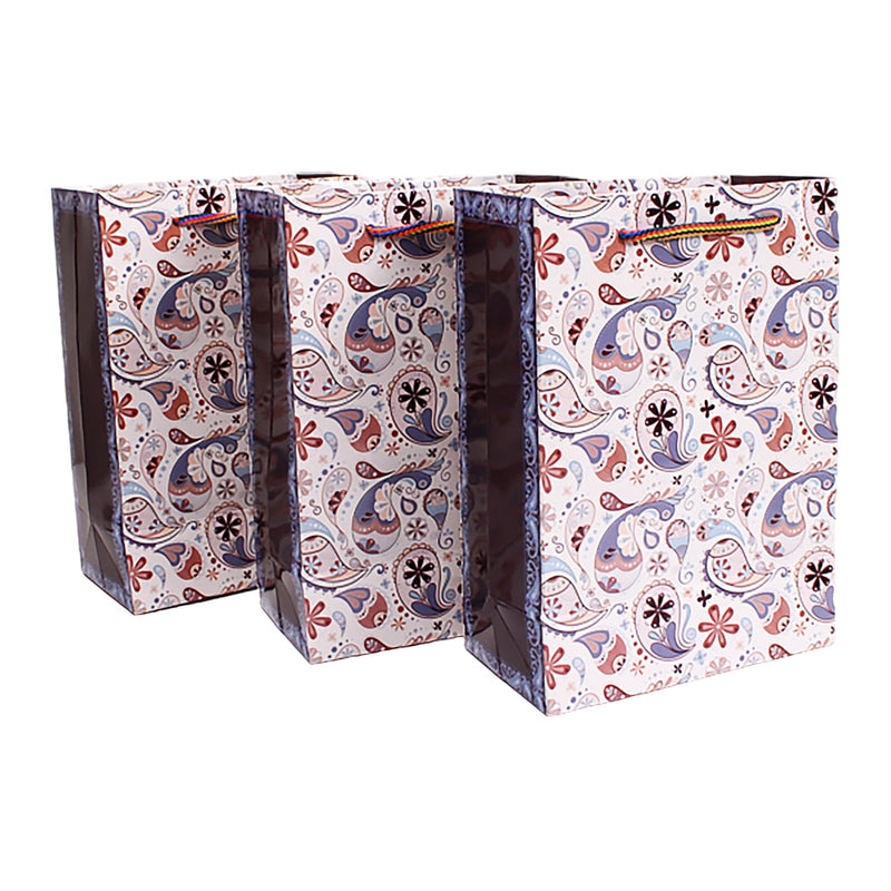 Archies Madhubani Aami Design Printed Paper Gift Bag (Medium) Pack of 3