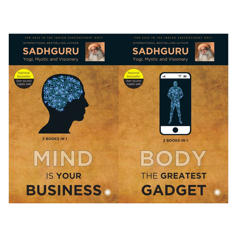 Mind Is Your Business & Body Greatest Gadget By Sadhguru Pack of 2