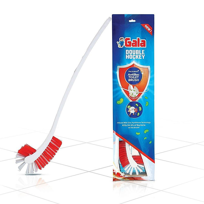 Gala Double Hockey Antibacterial Toilet Brush 1 Unit