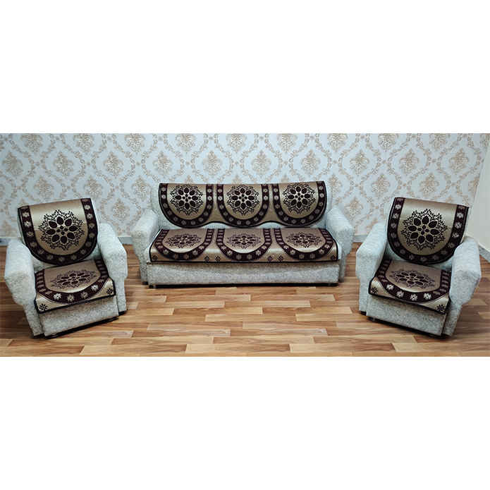 MHF Sofa Slip Cover Jazz 05 - Gold Brown 6 Units