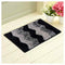 Elegant Weavers Marble Bathmat - Black Grey (40x60 cm) 1 Unit