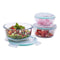 Signoraware Glass Container Borosilicate (Transparent) - 3 Containers 1 Unit