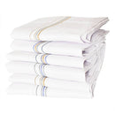 No Fuss Gent's Handkerchief - White 6 Pieces