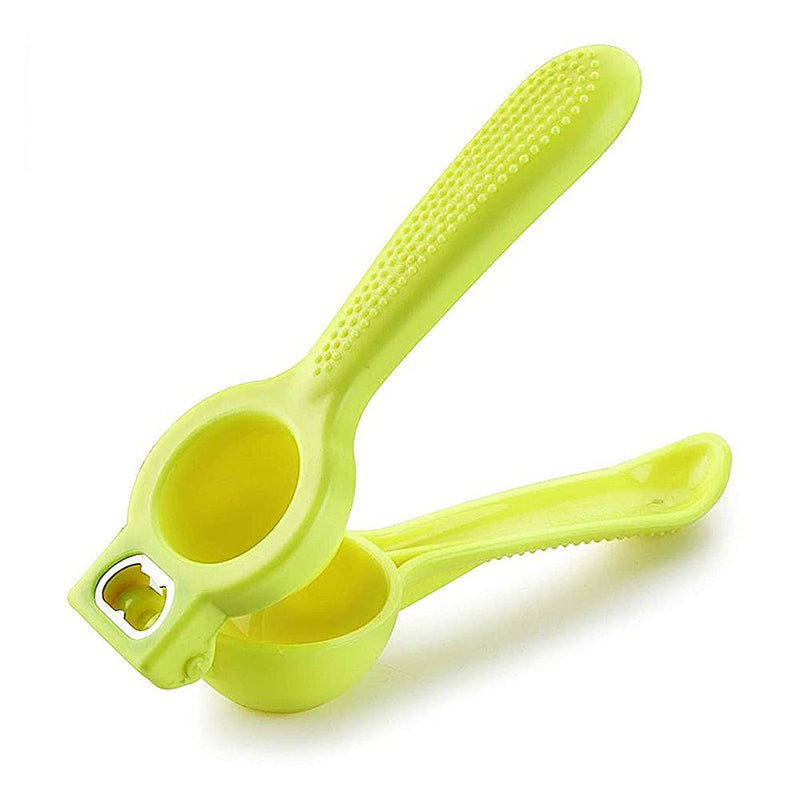 Crystal 2-In-1 Lemon Squeezer Cum Opener - Assorted 1 Unit