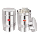 Gokul Stainless Steel Tea Time Canister 2 Pieces